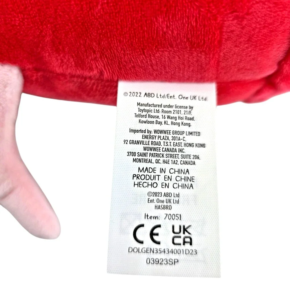 Peppa Pig Plush Hand Puppet Stuffed Animal Large 16 Inch